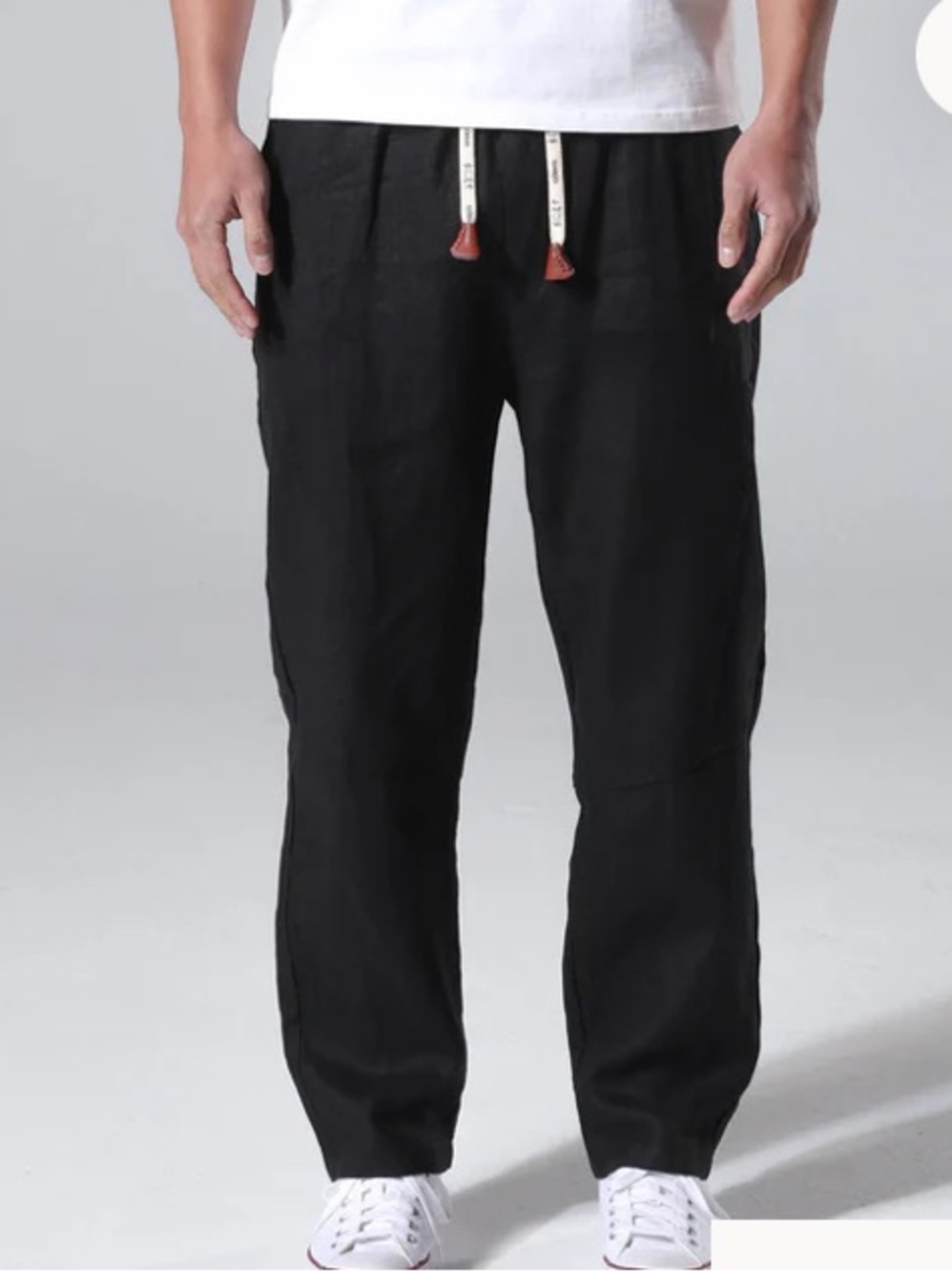 Kidoriman Japanese Pokku Wide Leg Pants Black Size Medium Men's Streetwear Japan